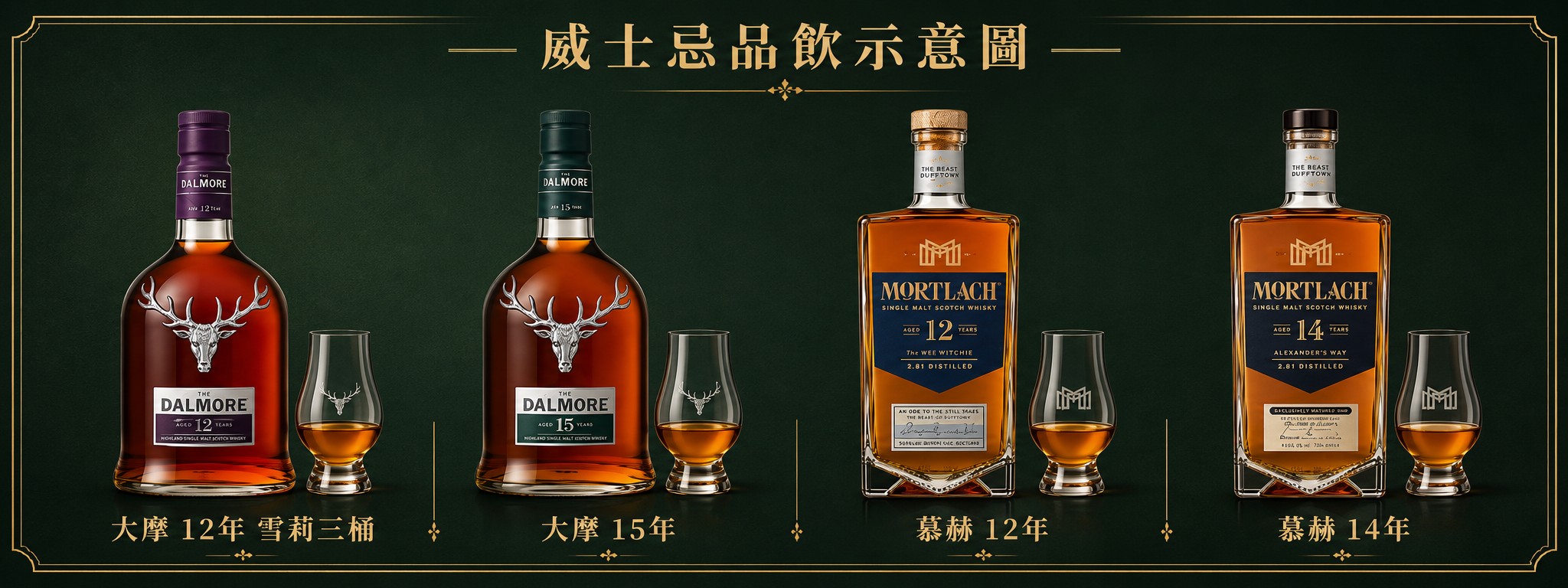 品酒對比示意圖